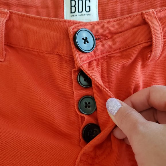 BDG Red Mini Skirt - Picture 2 of 11